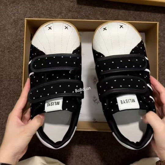 Damen Sportliche Sneaker im modernen Design mit praktischem Klettverschluss R&B