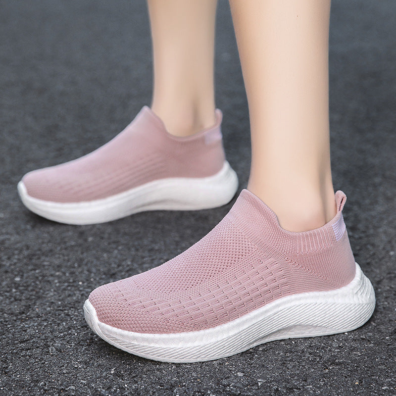 Herren nan nahtloser Strick-Schlupfschuh mit ergonomischer Zwischensohle und Fersenlasche R&B