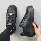 Damen Sportliche Ledersneaker mit rutschfester Sohle R&B