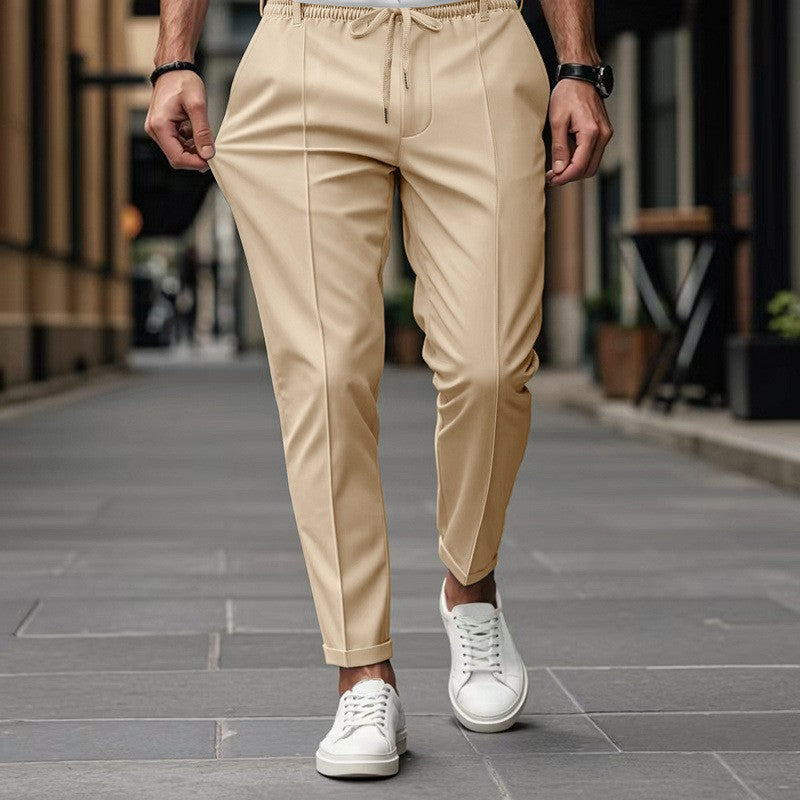 Herren modische Slim-Fit Jogginghose mit elastischem Bund und praktischen Seitentaschen R&B