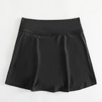 Damen sportlicher Wickelrock mit verstellbarem Cut-Out R&B