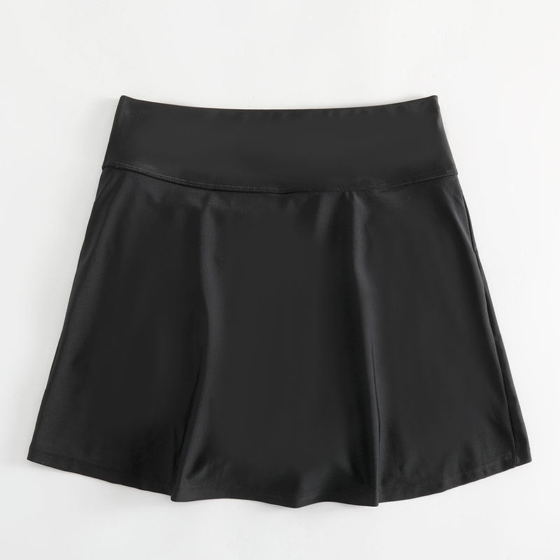 Damen sportlicher Wickelrock mit verstellbarem Cut-Out R&B