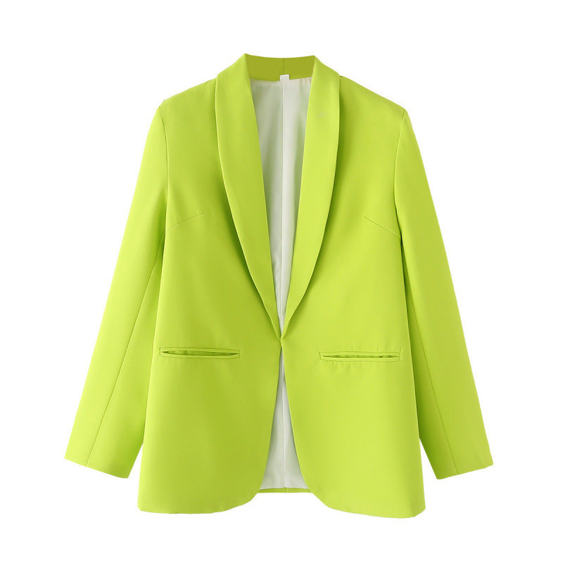 Damen eleganter Blazer mit einzigartigem Schnitt und Taschen R&B
