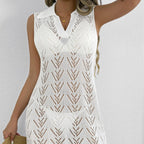 Damen durchbrochene Strandkleid R&B