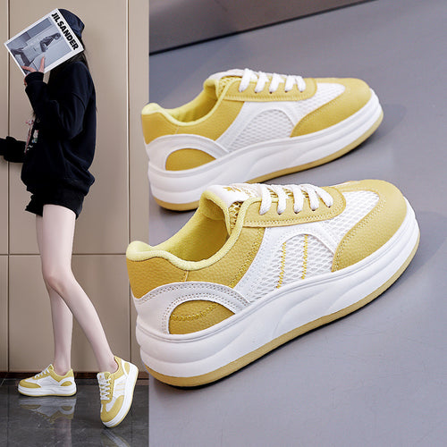 Damen Sportliche Sneakers mit atmungsaktivem Mesh-Obermaterial und bequemer Dämpfung R&B
