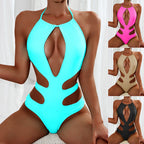 Damen Stilvolles Cut-Out Badeanzug