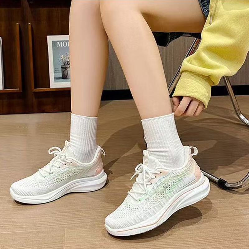 Damen Atmungsaktive Freizeit Sneakers mit stoßdämpfendem Obermaterial R&B