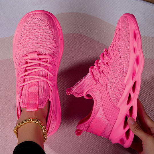 Damen Atmungsaktive Laufschuhe mit elastischem Obermaterial und griffiger Sohle R&B