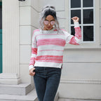 Damen Urbaner Strickpullover mit strukturiertem Muster R&B