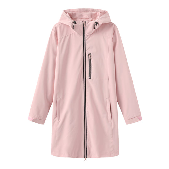 Damen Funktionsjacke mit verstellbarem Kapuzenkragen R&B