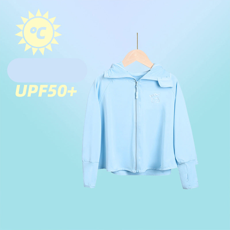 Damen sportliche UV-Schutzjacke mit Kapuze R&B
