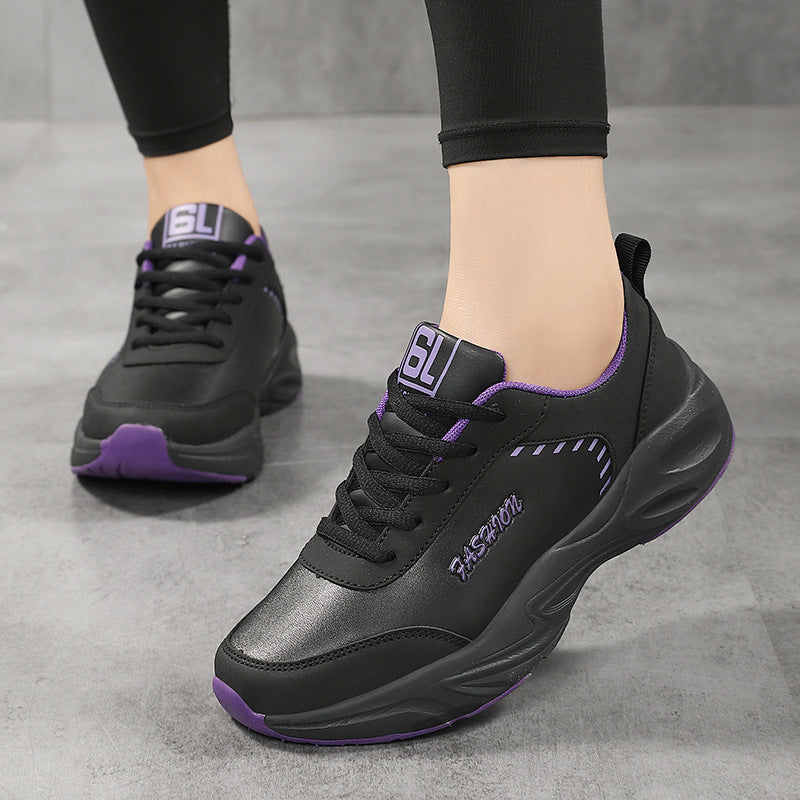 Damen nan voluminöse Sneaker mit gepolstertem Kragen und stoßabsorbierender Sohle R&B