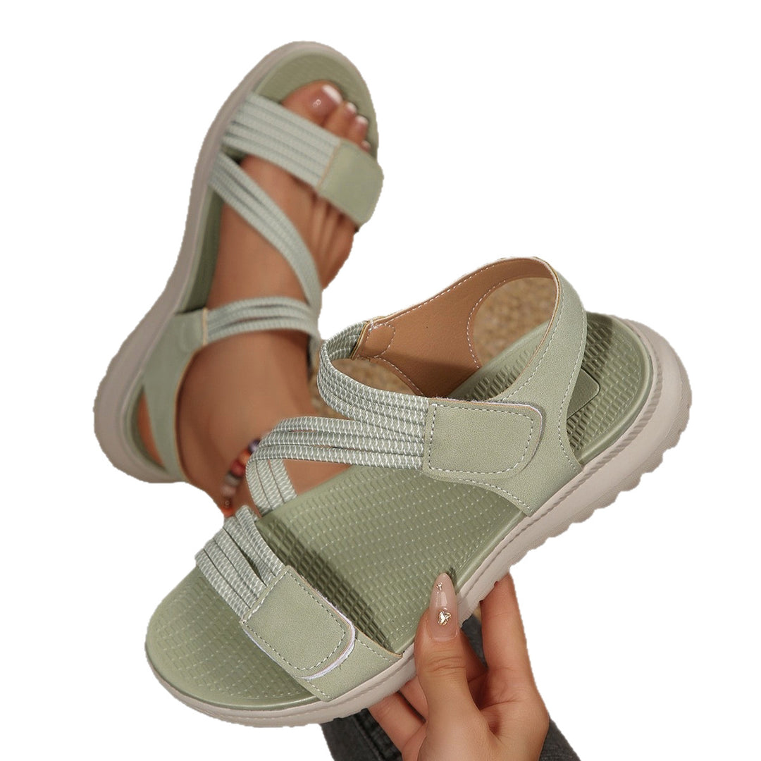 Damen Komfortable Freizeitsandalen mit verstellbarem Riemendesign R&B