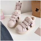 Damen Warmfutter Sneakers mit Klettverschluss R&B