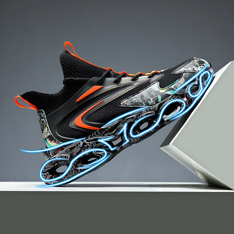 Damen Sportliche High-Top Laufschuhe mit innovativer Dämpfungstechnologie und flexibler Sohle R&B