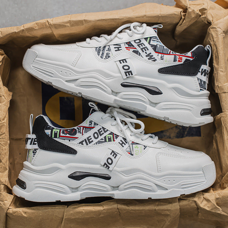 Damen Sportliche Chunky Sneakers mit modernem grafischen Design