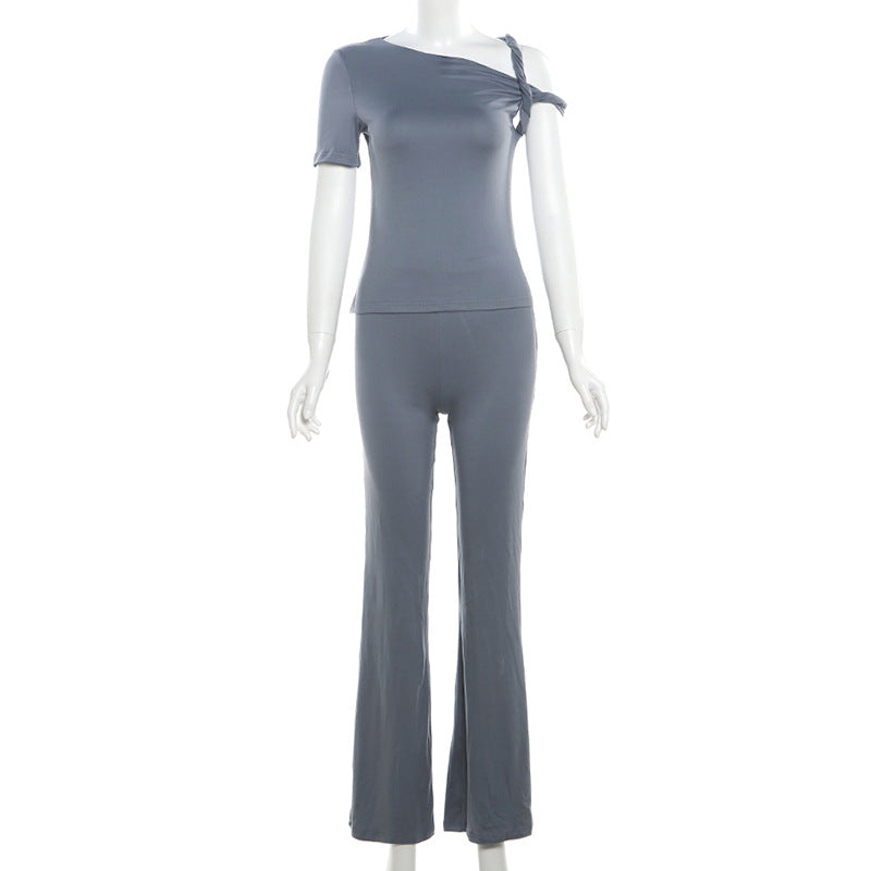 Damen Eleganter Einteiler mit asymmetrischem Schnitt und geschmackvollem Detail R&B