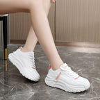 Damen sportliche Chunky Sneaker mit rutschfester Sohle und atmungsaktivem Obermaterial R&B