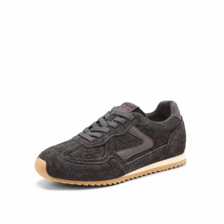Damen hochwertige Sneaker mit warmem Fleece-Innenfutter und rutschfester Sohle R&B