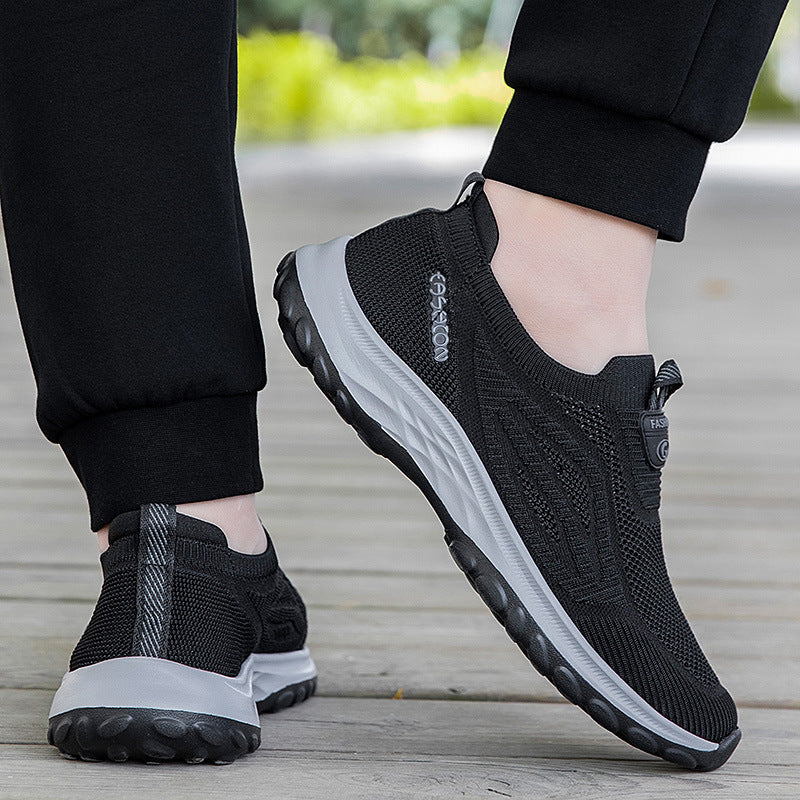 Damen Sportliche und atmungsaktive Slip-On Sneakers mit elastischem Obermaterial R&B
