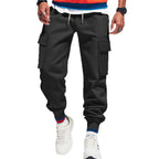 Herren Cargohose mit seitlichen Taschen und elastischem Bund R&B