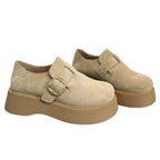 Damen modische Plateau-Schuhe mit Schnalle R&B