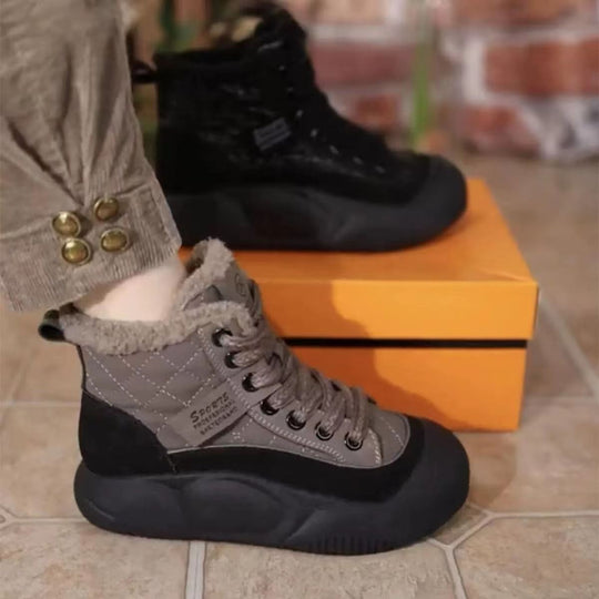 Damen Hochwertige Winterschuhe mit kuscheligem Innenfutter und rutschfester Sohle R&B