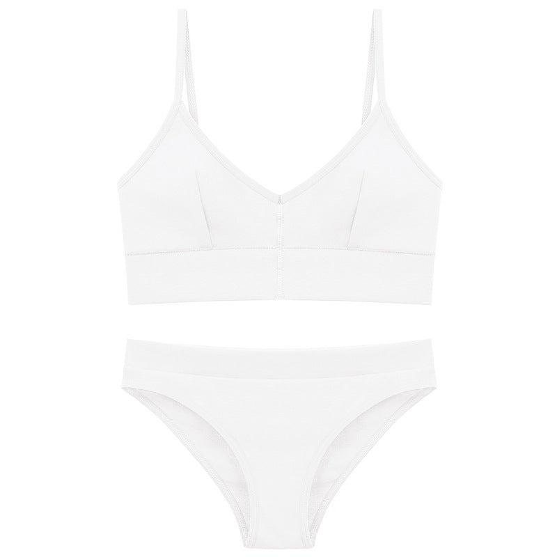 Damen Bikini-Set mit elegantem V-Ausschnitt und verstellbaren Trägern R&B