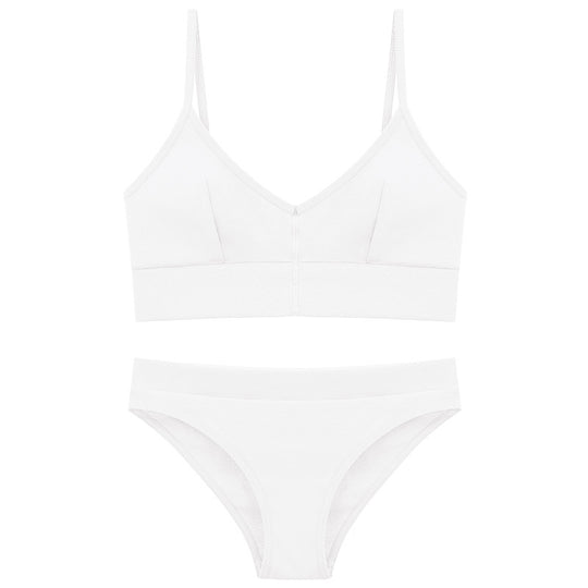 Damen Bikini-Set mit elegantem V-Ausschnitt und verstellbaren Trägern R&B