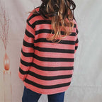 R&B | Gestreifter Strickpullover Mit Sanften Farben