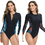 Damen langärmliger Schwimmanzug mit innovativem Designs R&B