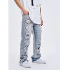 Damen lockere Destroyed Jeans