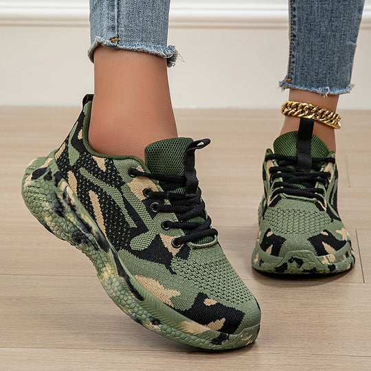 Damen modische Sneakers mit atmungsaktiver Laufsohle und flexibler Dämpfung R&B