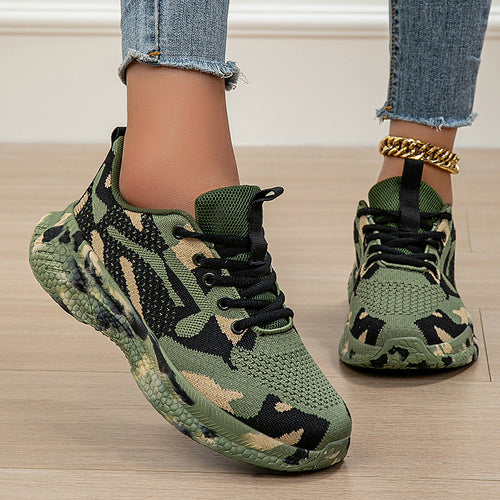Damen modische Sneakers mit atmungsaktiver Laufsohle und flexibler Dämpfung R&B