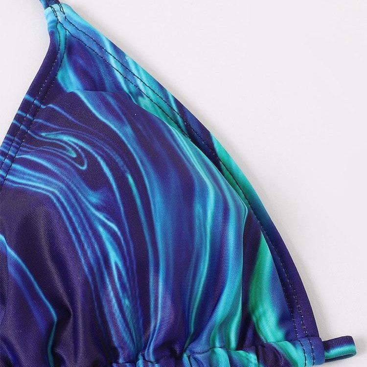 Damen Badeanzug und transparenter Strandüberwurf R&B