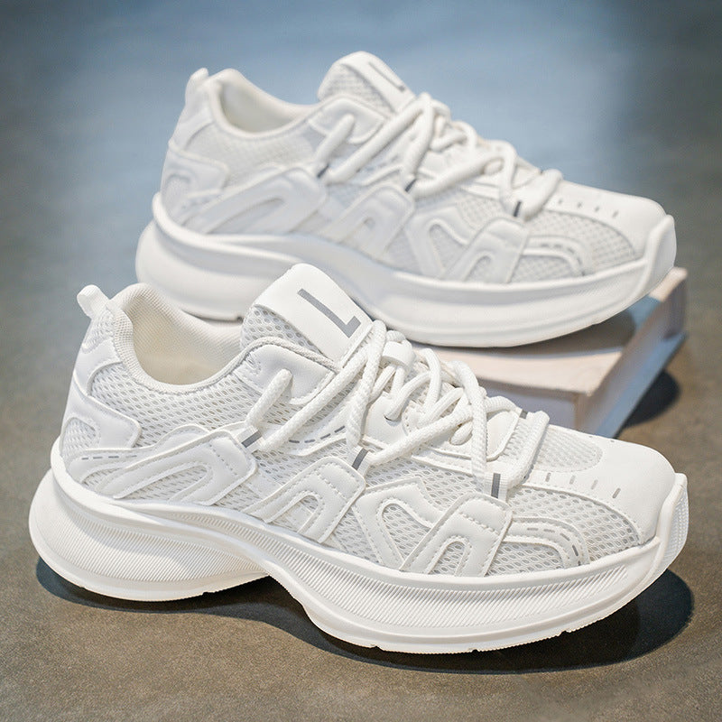 Damen atmungsaktive Sportsneakers mit dämpfender Sohle und stabiler Verstärkung R&B