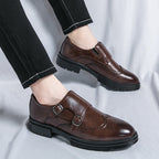 Damen Elegante Doppel-Monk-Schuhe aus hochwertigem Leder R&B
