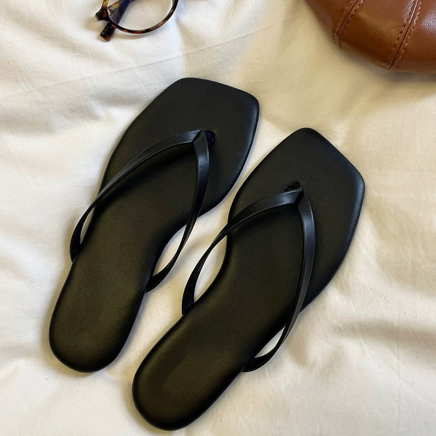 Damen Zehentrenner-Sandalen mit elegantem Riemendesign und ergonomischem Fußbett R&B