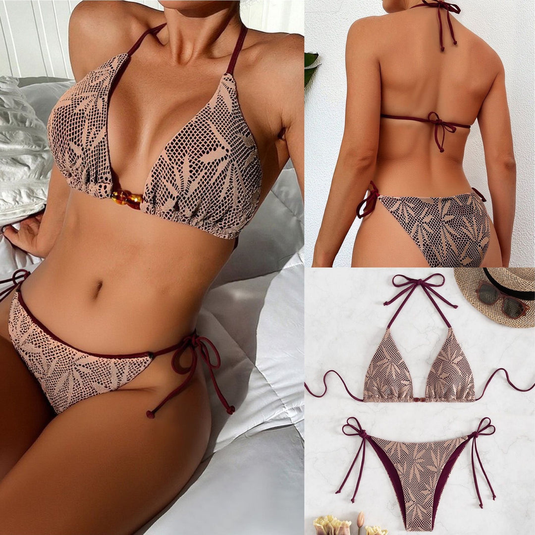 Damen Raffinierter Häkel-Bikini R&B