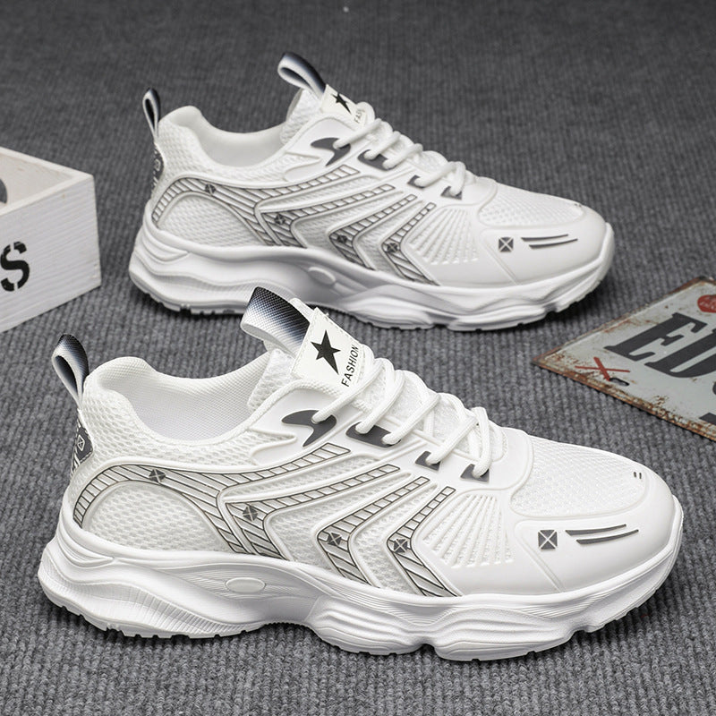 Damen Sportliche Dämpfung Sneakers mit atmungsaktiver Mesh-Oberfläche