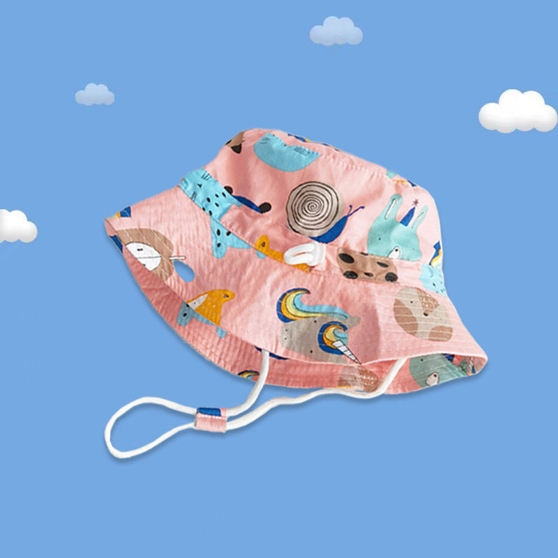 Kinder Sonnenhut mit fröhlichem Motiven R&B