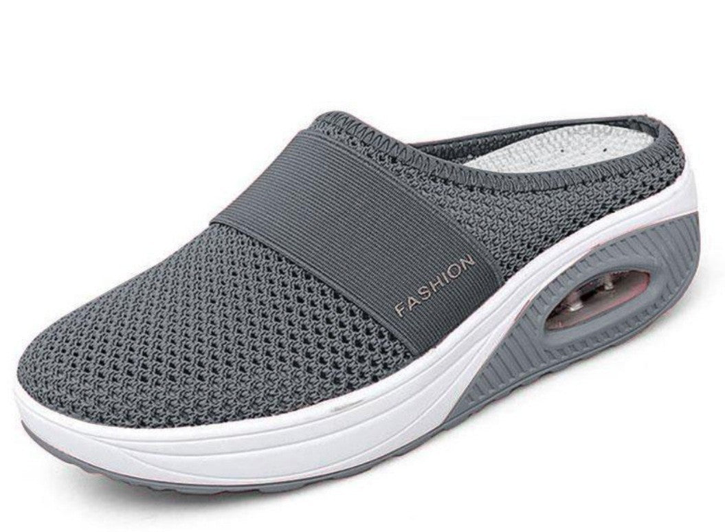 Damen Komfortable Luftpolster Clogs mit atmungsaktivem Obermaterial R&B
