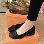 Damen Ballerinas mit eleganter Schleifenverzierung und komfortablem Absatz R&B