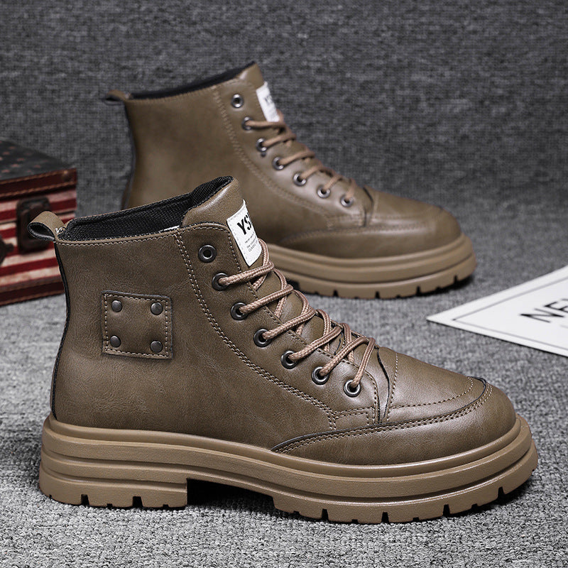Damen Hochwertige Schnürstiefel mit robustem Profil und modischem Design R&B