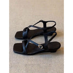 Damen elegante Slingback Sandalen mit verstellbaren Riemchen R&B