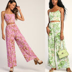 Damen luftiges Sommeroutfit mit floralem Print R&B