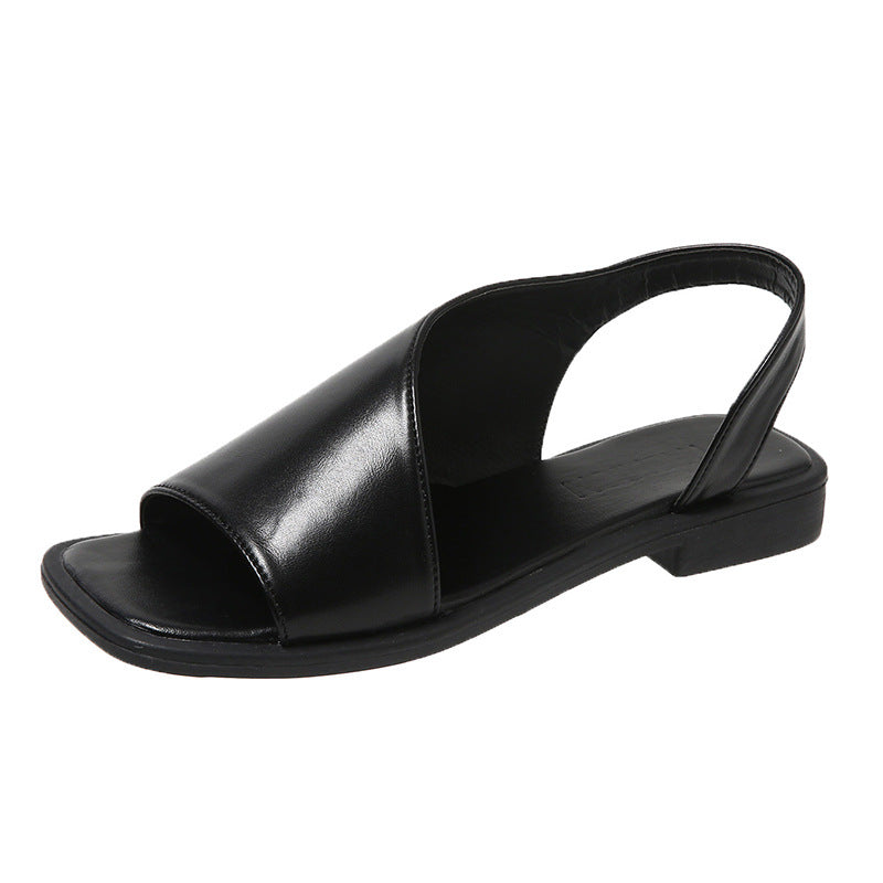 Damen Sandalen mit modischem Denim-Design und komfortablem Fußbett R&B