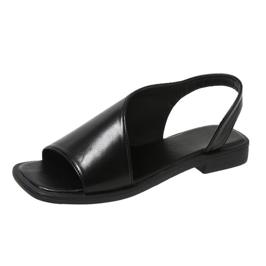 Damen Sandalen mit modischem Denim-Design und komfortablem Fußbett R&B