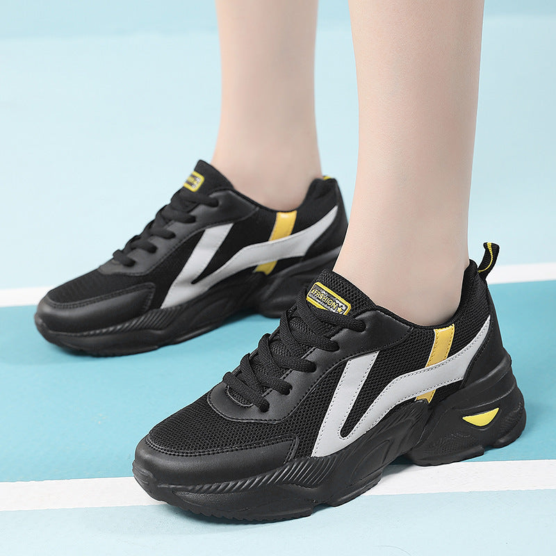 Damen Sportliche Mesh-Laufschuhe mit stoßdämpfender Sohle und flexibler Passform