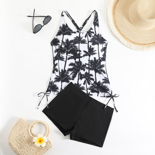 Damen Tankini-Oberteil mit sportlichen Shorts R&B